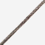 Polyester cord Ecru - Brown 0,8cm / By the Measure