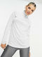Under Armour Women's Athletic Blouse Long Sleeve with Zipper Gray