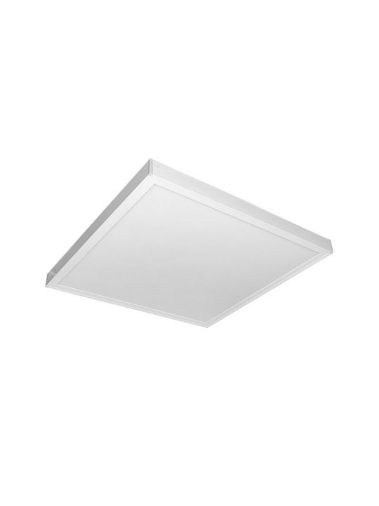 Adeleq Square Recessed LED Panel 42W with Natural White Light 60x60cm