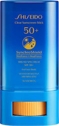 Shiseido Clear Stick UV Protector WetForce Αδιάβροχο Αντηλιακό Stick Προσώπου και Σώματος SPF50 20gr