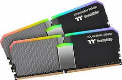 Thermaltake Toughram XG RGB 16GB DDR4 RAM cu 2 module (2x8GB) și Viteză 3600 pentru Desktop