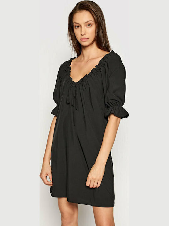 Na-Kd 1018-006815 Kleid Ganztägig Schwarz