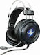 Rebeltec Thor 7.1 Über Ohr Gaming-Headset mit Verbindung USB Schwarz