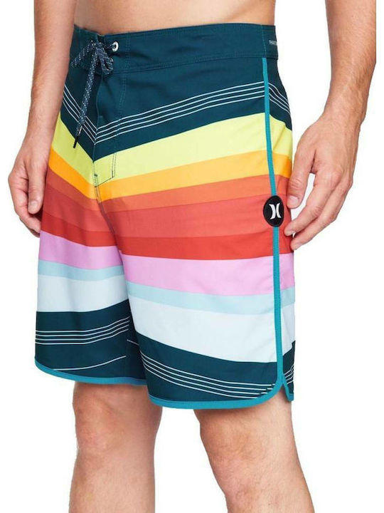 Hurley Phantom Point Ανδρικό Μαγιό Βερμούδα Πολύχρωμη με Ρίγες