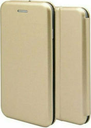 iNOS Curved M-Folio Book Δερματίνης Χρυσό (Redm...