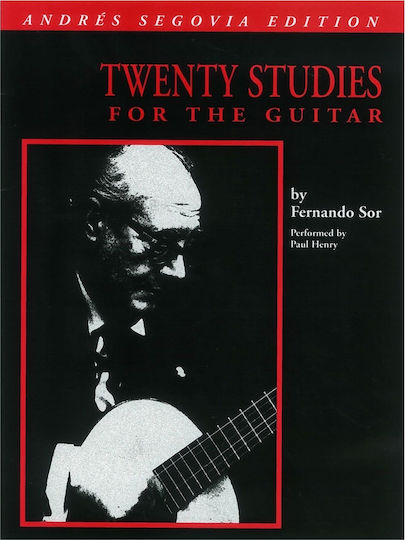 Hal Leonard Segovia - 20 Studies by Sor Sheet Music for Guitar