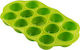 Hega Hogar Silicone Ice Cube Tray Round 13 Slots Green