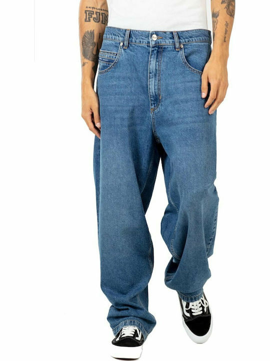 Reell R20F Pantaloni de Bărbați din Jean în Linie Baggy Albastru