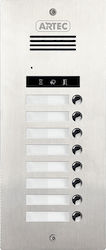 Artec Home Intercom Push Button Panel for 8 Apartments