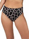 Wamba Bikini Slip High Waist Brown