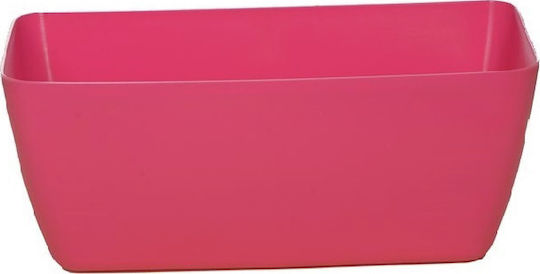 Miltoplast Naxos Ζαρντινιέρα Πλαστική Φούξια 40x18x15εκ.