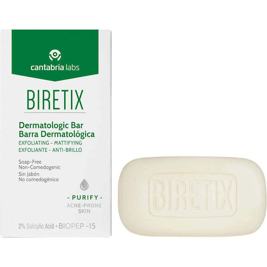 Cantabria labs Biretix Gesichtspeeling Seife für Peeling Gesicht 80gr