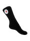 K Socks Herren Einfarbige Socken Schwarz 1Pack