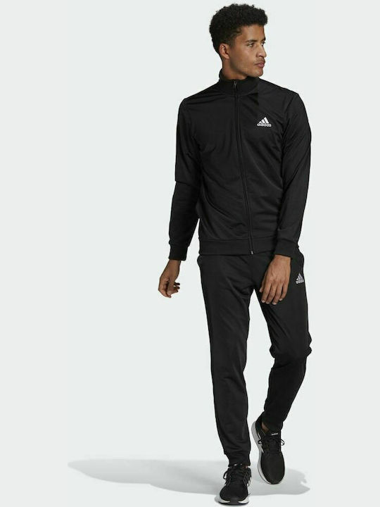 Adidas Primegreen Essentials Σετ Φόρμας με Λάστιχο Μαύρο