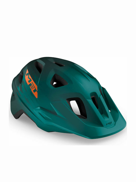 MET Echo Bicycle Helmet Mountain Green/Orange