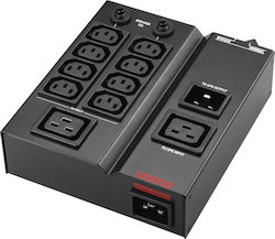 Powerwalker MBS/PDU IEC 1-3kVA UPS On-Line με 9 IEC Πρίζες