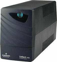 Vertiv Liebert itON UPS Line-Interactive 800VA 480W με 2 Schuko Πρίζες