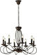 Fan Europe Ginevra-8 Chandelier Candlestick 8xE14 Transparent I-GINEVRA-8
