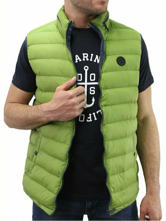 Αμάνικο Μπουφάν Puffer Πράσινο