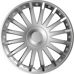 Versaco Auto Radkappen Set Crystal 4Stück 14" Silber