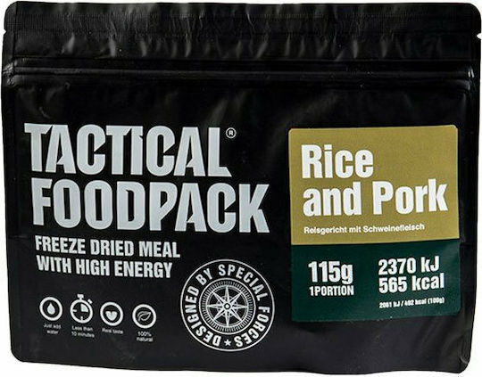 Tactical Foodpack Rice and Pork Ready Meal with Rice / Meat Rice and Pork 115gr 1pc