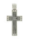 Q-Jewellery Women's White Gold Cross 18K