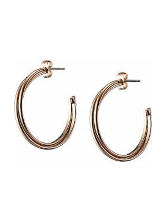 Bode Α02070 Earrings Hoops made of Steel Gold Plated