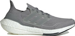 Adidas Ultraboost 21 Men's Running Sport Shoes Grey Three / Grey Four