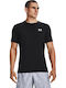 Under Armour Hg Men's Athletic T-shirt Short Sleeve Black