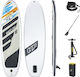 Bestway Hydro-Force White Cap 3.04m Aufblasbar SUP Brett mit Länge 3.05m