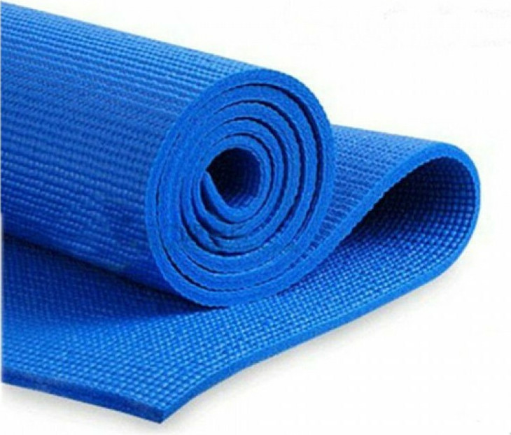 Yoga Mat 4mm 173 x 62 cm Blue Skroutz.gr