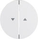 Hager R.1/R.3 Roller Shutter Front Plate Switch White Διακόπτη/Μπουτόν Ρολών 16252089