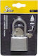 Lalizas Steel Padlock Lengthened with Key 50mm 1pcs