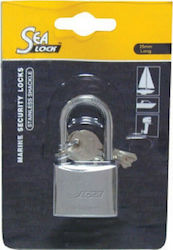 Lalizas Steel Padlock Lengthened with Key 25mm 1pcs