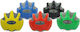 Cando Digi-Squeeze Finger - Hand Trainers 5pcs Multicolour with Medium Resistance