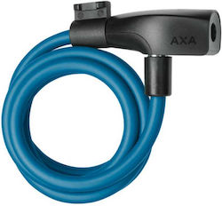 AXA Resolute 8-120 Κλειδαριά Ποδηλάτου Κουλούρα με Κλειδί Μπλε