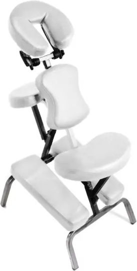 ICosmetics ICosmetics Therapy Chair Portable White Metal Frame 60x19cm