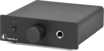 Pro-Ject Audio Head Box S Black Επιτραπέζιος Αναλογικός Ενισχυτής Ακουστικών Μονοκάναλος με Jack 6.3mm