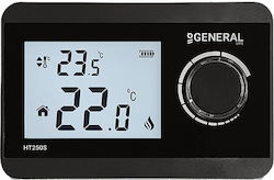 General Life ΗΤ 250S Black Ψηφιακός Θερμοστάτης Χώρου General Life ΗΤ 250S Black Ψηφιακός Θερμοστάτης Χώρου