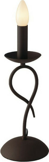 Fan Europe Ginevra-L1 Decorative Lamp with Socket for Bulb E14 Black
