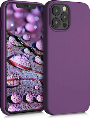 KWmobile Flexible Rubber Silicone Back Cover Purple (iPhone 12 / 12 Pro)