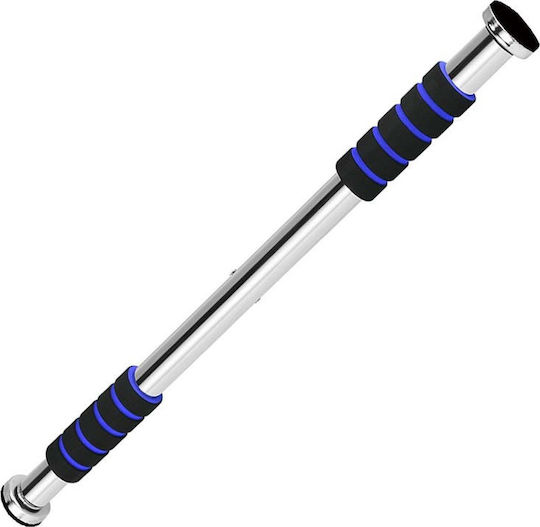 Pull-Up Bar For Door 60-100cm For User Up To 100kg Silver/Black/Blue