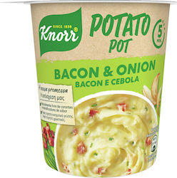 Knorr Незабавни ястия Snack Pot Бекон и лук пюре 1бр