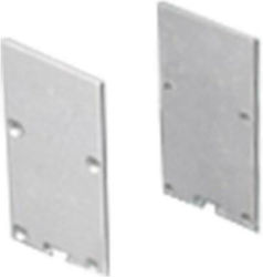 Aca Cap for LED Strip Accessories Metallkappen-Set ohne Loch für Aluminiumprofile EP210