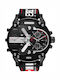 Diesel Mr Daddy 2.0 Men's Watch 57mm Chronograph Battery with Black Leather Strap