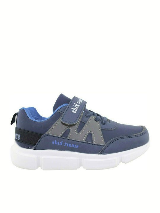 19-063 Kinder Sneakers mit Klettverschluss Blau