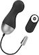 Brilly Glam Brilly Glam Mini Δονητής Egg με Απομακρυσμένο Έλεγχο 19cm Black