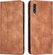 Bodycell PU Leather Book Δερματίνης Καφέ (Galax...