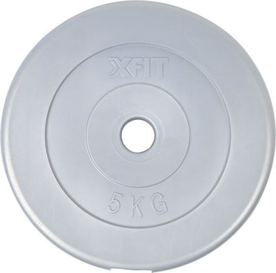 X-FIT Δίσκος Λαστιχένιος 1 x 5kg Φ28mm