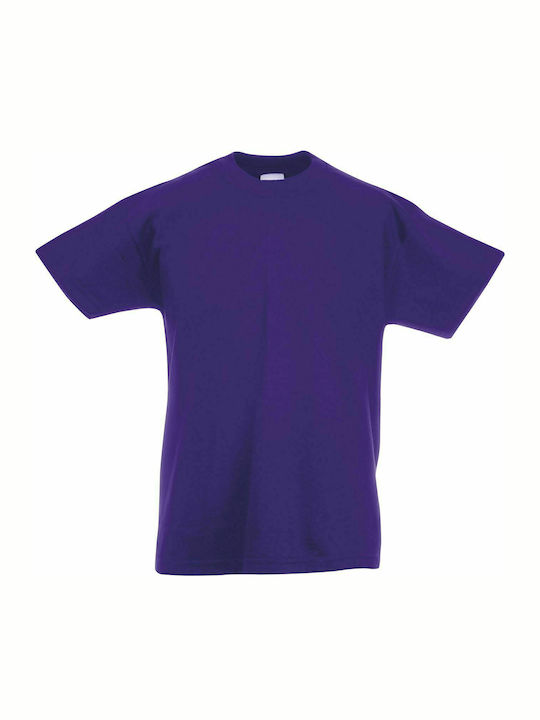 Fruit of the Loom Παιδικό T-shirt Purple